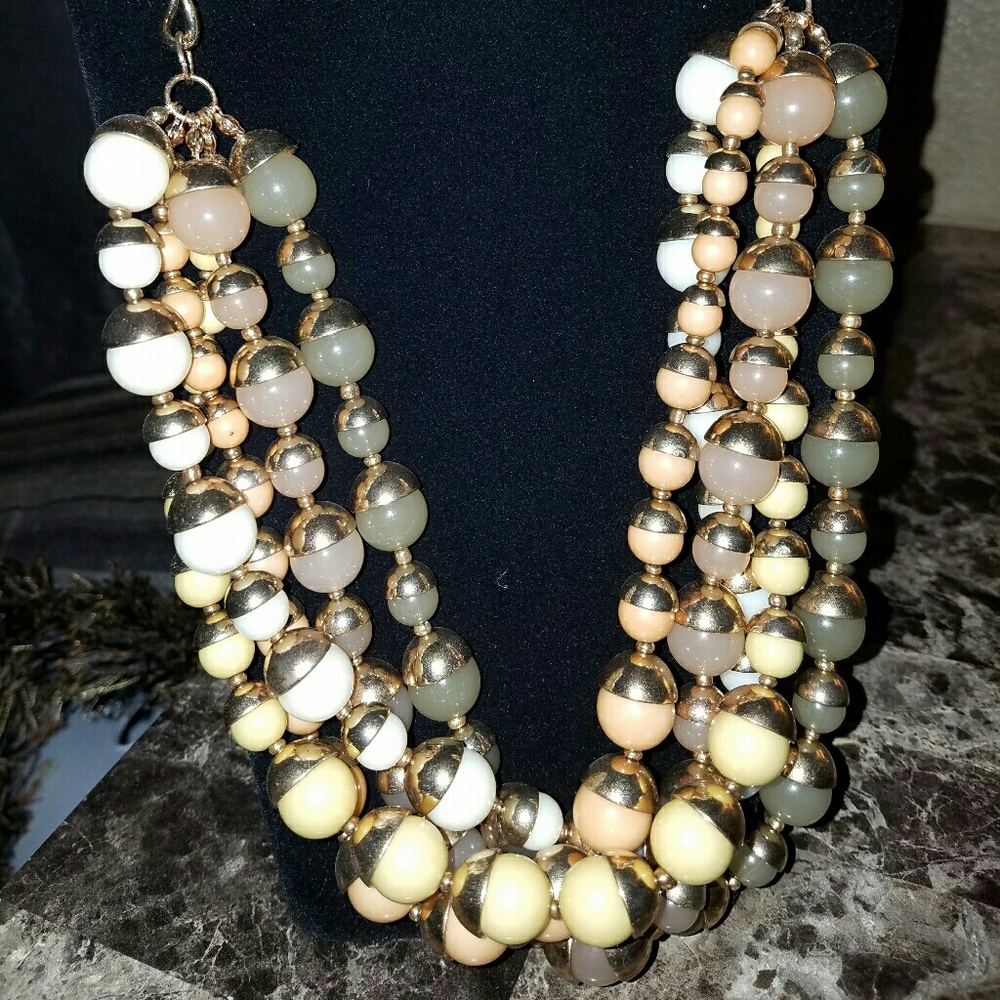 Multi layer bead Necklace